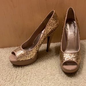 Gold heels